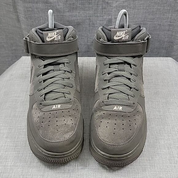Nike Air Force 1 Mid 07 Air Mid 315123-048 Suede Dark Gray Men\'s SZ 8 main image 9